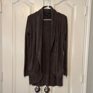 Barefoot Dreams Charcoal Open-Front Cardigan Size XS